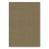 バーラップの結婚披露宴の調節カード テーブルナンバー (裏面)