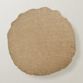 バーラップの質 ラウンドクッション (裏面)