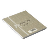 バーラップアンドボウキャンディバーのお願い ノートパッド (アングル)