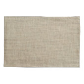 バーラップカントリー素朴結婚式のカップル 枕カバー (裏面-左)