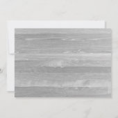 バーラップデイジー素朴ブライダルシャワーデイジー2 招待状 (裏面)