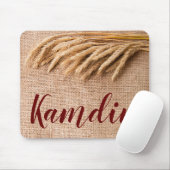 バーラップパーソナライズされたサックでマウスパッド小麦 マウスパッド (マウス)