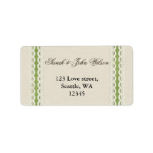 バーラップフェイクとレースライムカントリー結婚式