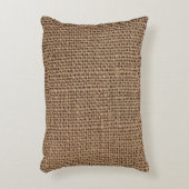 バーラップフェイクテクスチャパターン アクセントクッション (正面(垂直))