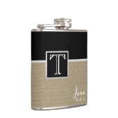 バーラッププリントアンドモノグラム フラスク (右)