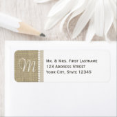 バーラップモノグラムハート ラベル (インサイチュ)