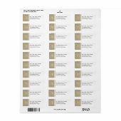 バーラップモノグラムハート ラベル (フルシート)