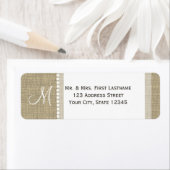 バーラップモノグラムハート ラベル (インサイチュ)