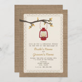 バーラップラン刺激を受けたタンキャンピング秋リハーサル 招待状 (正面/裏面)