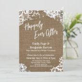 バーラップレースフローラ灯の後に楽しく 招待状 (スタンド正面)