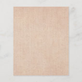 バーラップレースライツバジェット結婚式招待状 (裏面)