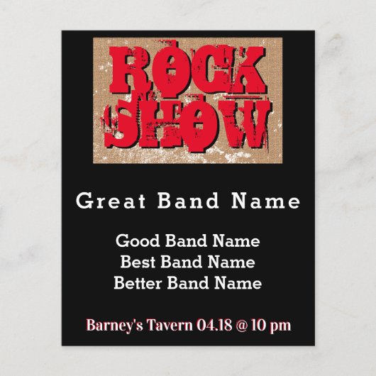 バーラップ動揺してロパーソナライズされたックショーグランジ3 チラシ (正面)