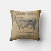 バーラップ牛供給袋 クッション (裏面)