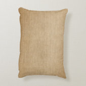 バーラップ粗かった一見 アクセントクッション (裏面(縦))