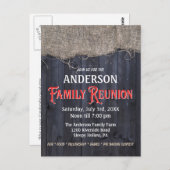 バーラップ素朴アンドバーンウッドファミリー懇親会 ポストカード (正面/裏面)