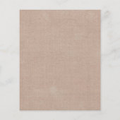 バーラップ素朴ストリングライトウェディング日付を保存 (裏面)