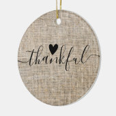 バーラップ素朴ファームハウスサンクフル セラミックオーナメント (左)