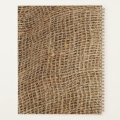 バーラップ素朴モノグラムイニシャルアポイントメント本 プランナー手帳 (裏面)