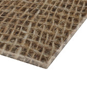 バーラップ素朴モノグラムイニシャル カッティングボード (角)