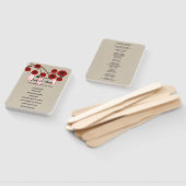 バーラップ素朴レッドフローラメイスンジャーズ結婚ズ ハンドファン (組立なし)