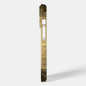 バーラップ素朴ヴィンテージウッドルックモノグラム Case-Mate iPhoneケース (裏面 / 左)