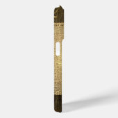 バーラップ素朴ヴィンテージウッドルックモノグラム Case-Mate iPhoneケース (裏面 / 右)