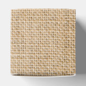 バーラップ素朴結婚式の引き出物ギフトボックス フェイバーボックス (上部)