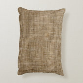 バーラップ素朴自然パターのアクセント枕 – 地球 アクセントクッション (裏面(縦))