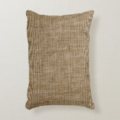 バーラップ素朴自然パターのアクセント枕 – 地球 アクセントクッション (正面(垂直))