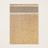 バーラップ素朴&レースイヤリングディスプレイカード (裏面)