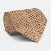 バーラップ袋パターン首のタイ ネクタイ (ロール)