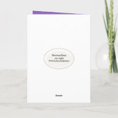 バーラップ誕生日 カード (裏面)