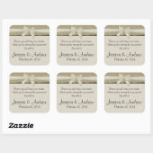 バーラップ・アンド・ボー素朴カントリー スクエアシール (シート)