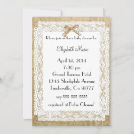 『バーラップ・アンド・レース』 招待状