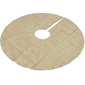 バーラップ·ガニー·サック ブラッシュドポリエステルツリースカート (アングル)