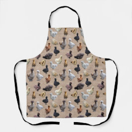 バーラップ・シルキー・バンタム エプロン