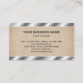 バーラップ·スチール·レボルバー·ガン·ショップ·ガンスミス·ファイアームズ 名刺 (裏面)