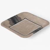 バーラップ、リネン、レース紙プレート ペーパープレート (傾斜あり)