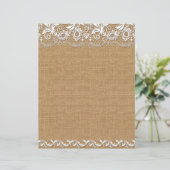 バーラップ&レーススクラップブック紙 (スタンド正面)