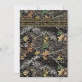 バーラップ+狩り迷彩柄リハーサルディナー招待状 招待状 (裏面)