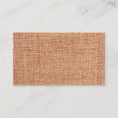 バーラップ&素朴レースカントリーウェディング座席表 プレイスカード (裏面)