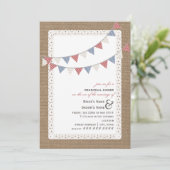 バーラッ刺激を受けたプ·バンティング·リハーサル·ディナー 招待状 (スタンド正面)