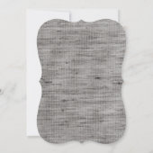 バーラッ素朴プレースグレーブライダルシャワー招待 招待状 (裏面)