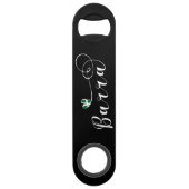 バーラハート国旗、バラギ、ヘブリデス島北部 スピード栓抜き (正面)