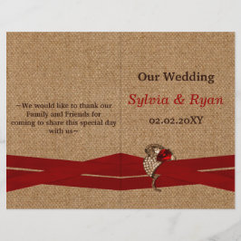 バーラフェイクップ，赤ブルック2折結婚式 プログラム