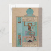 バーラムがターコイズのプリンセスを訪れる ポストカード (正面/裏面)