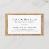 バーラユニークップヴィンテージバラフローラレース 名刺 (裏面)