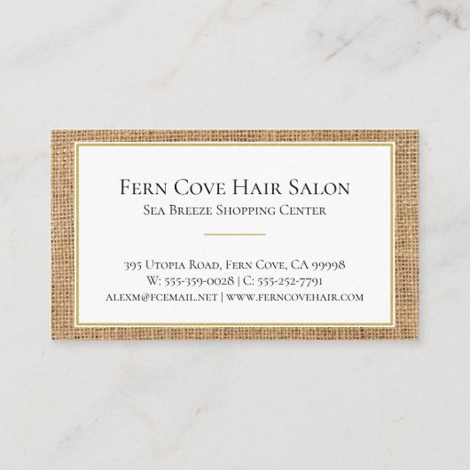 バーラユニークップヴィンテージバラフローラレース 名刺 (裏面)