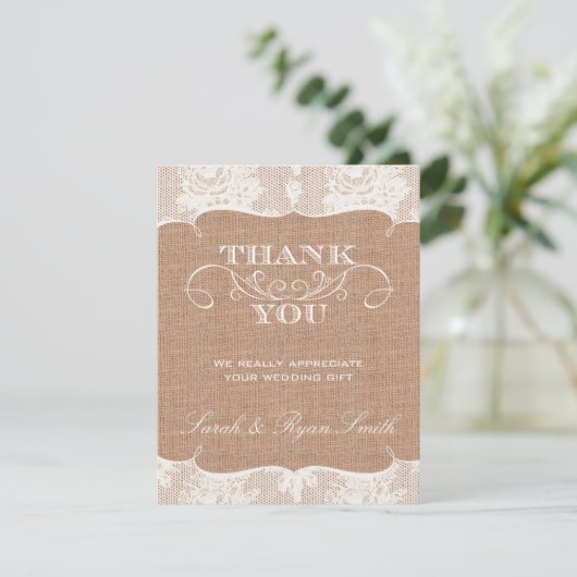 バーラルププリント&レ結婚ースサンキューカード サンキューカード (スタンド正面)