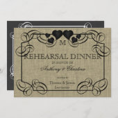 バーラ素朴ップと石板 招待状 (正面/裏面)